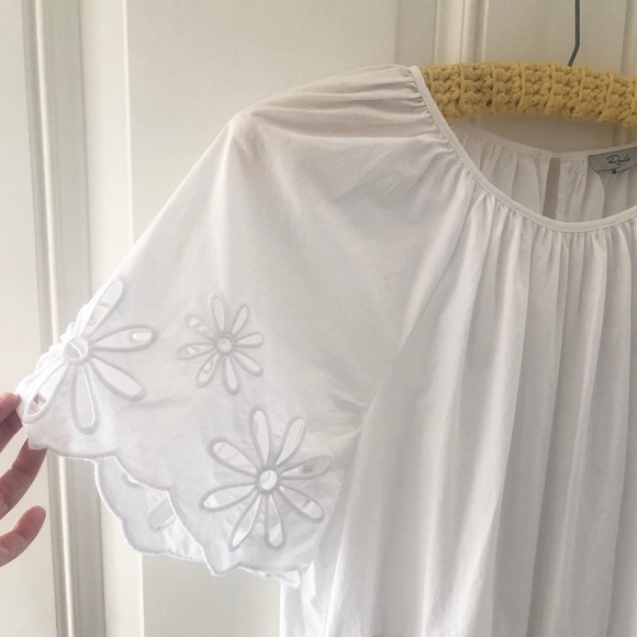 Rails Arielle White Eyelet Dress Small - Picture 8 of 13